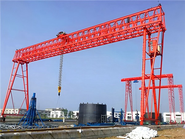 山东菏泽龙门吊在桥梁施